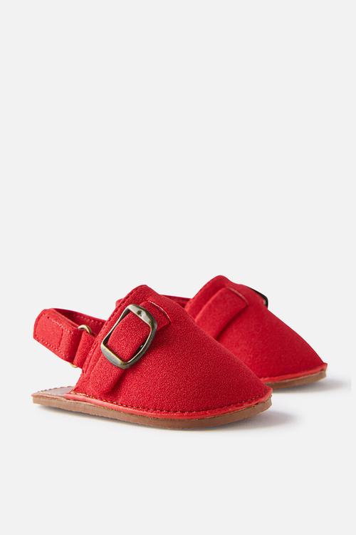 Mini tommy buckle slide - varsity red
