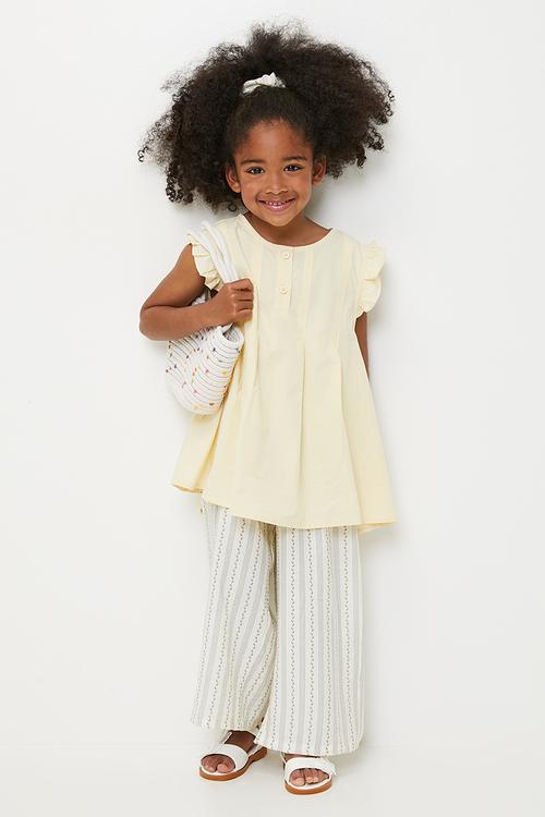 Top & bottom set with scrunchie - multi 
