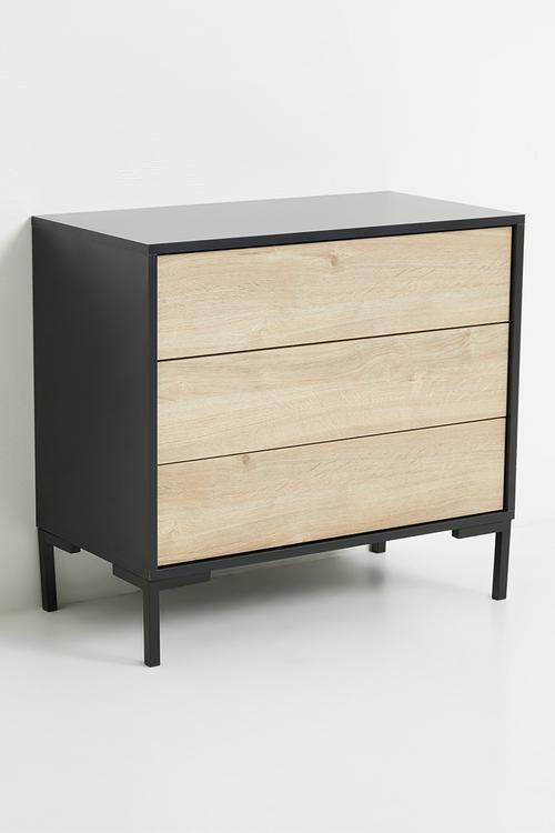Studio 3 Drawer Chest of Drawers - Natural