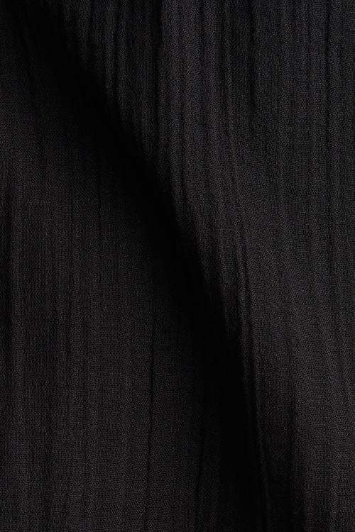 A-line muslin dress - black