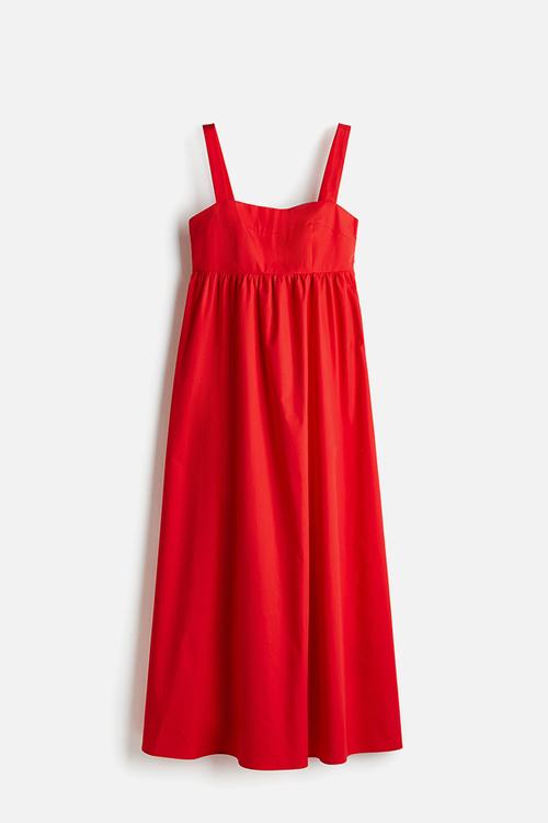 Cotton dress - red