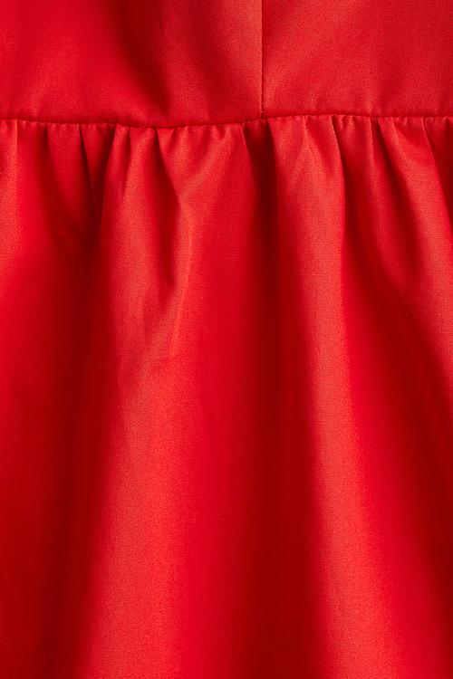 Cotton dress - red