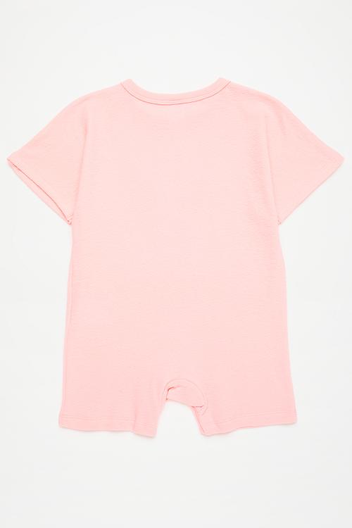 Tyla Knit Playsuit - blush pink/ceriza fruta