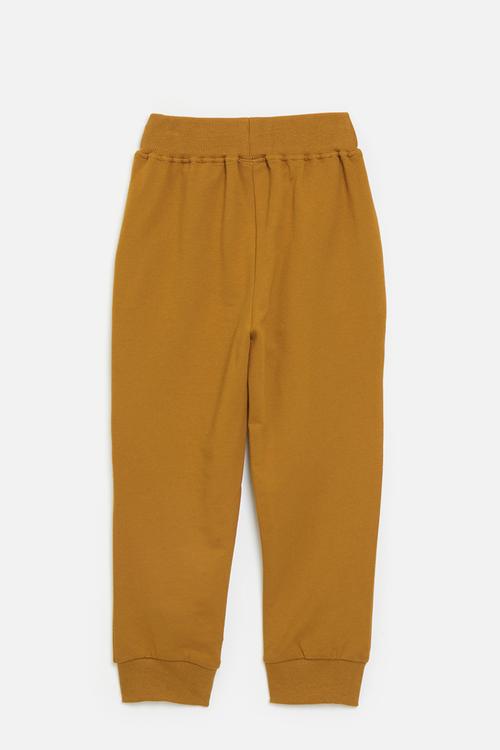 Embroidered lion and tiger jogger pants - ginger