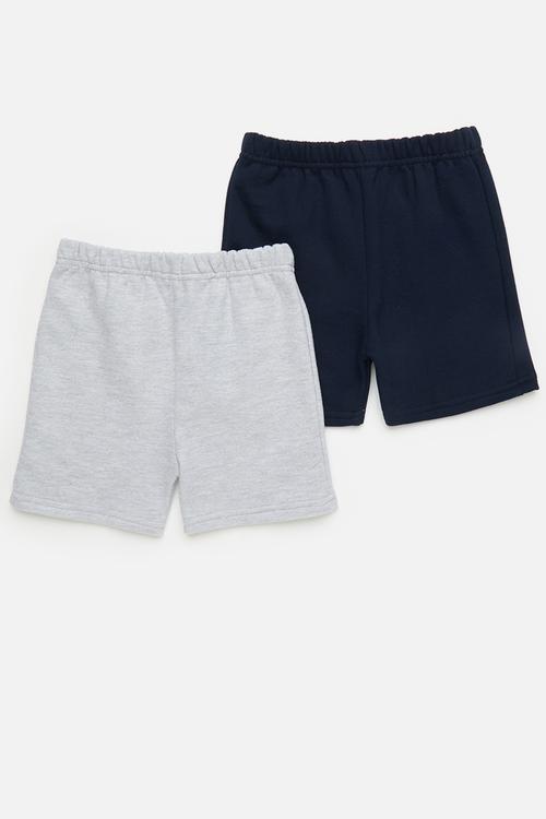 2 Pack shorts - grey/navy