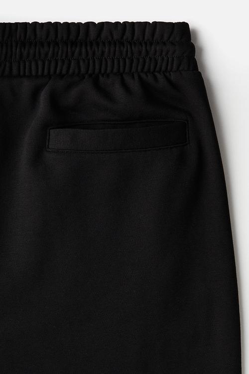 Regular fit sweatshorts - black
