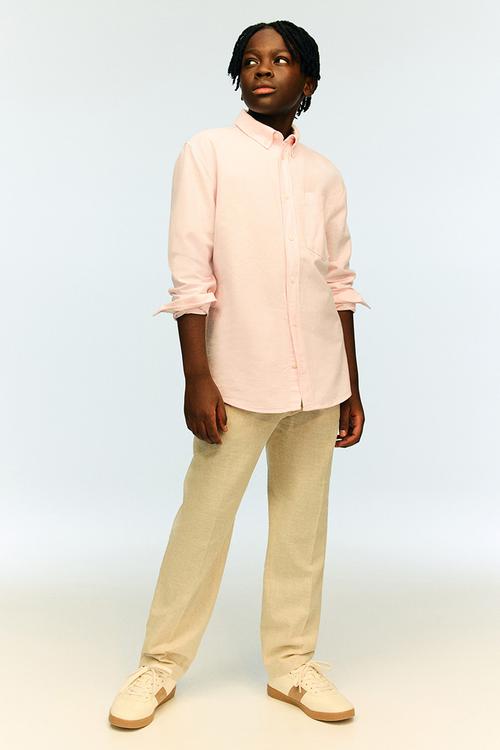 Ethan linen trousers - beige