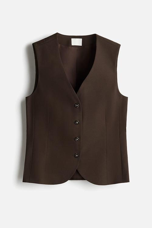 Suit waistcoat - dark brown