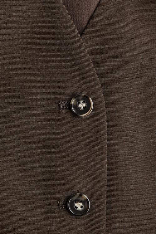 Suit waistcoat - dark brown