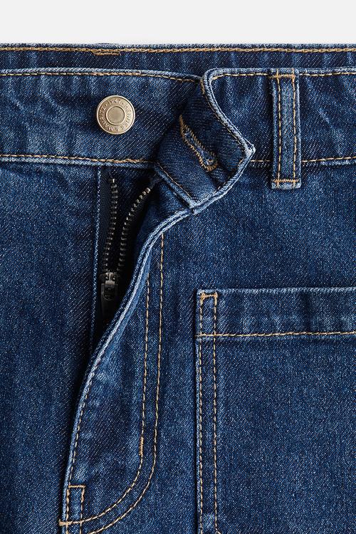 Denim shorts - denim blue 
