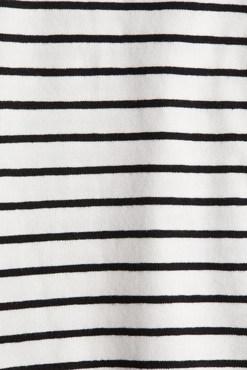 Flared leggings - white striped
