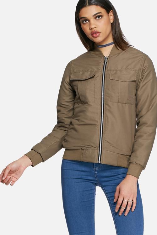 Khaki bomber