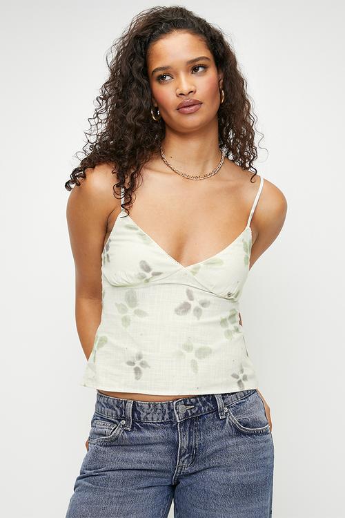 The daydream cotton cami - watercolour gardenia