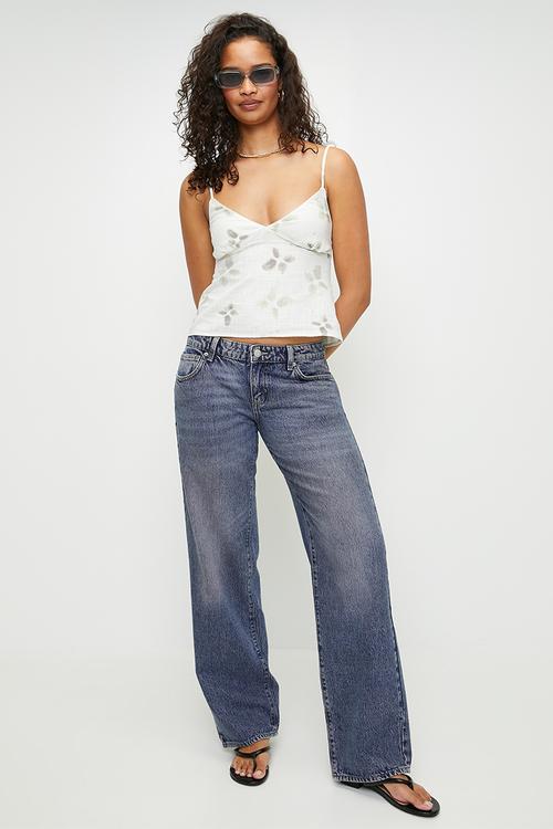 Low rise straight jean - lavendula haze