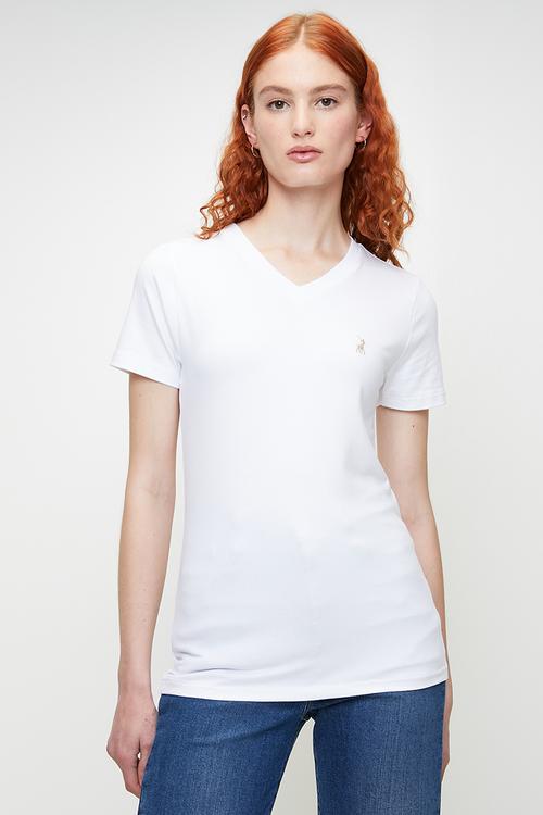 Wmn Kelly s/s T-Shirt - White