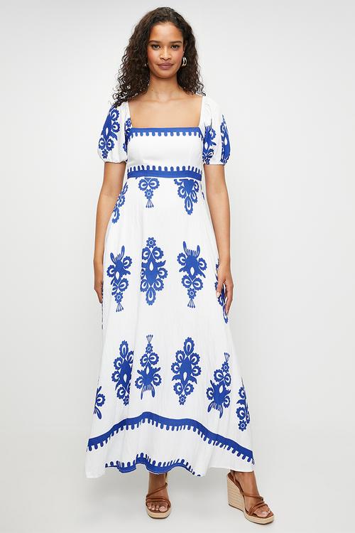 Blue paisley maxi dress - Blue Print
