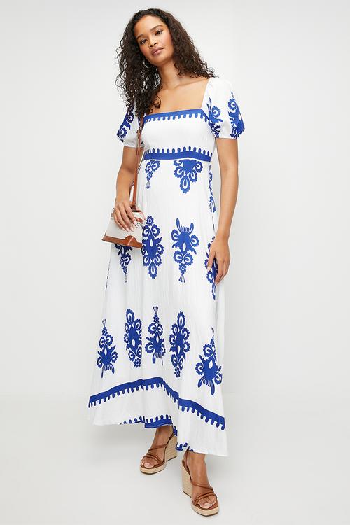 Blue paisley maxi dress - Blue Print