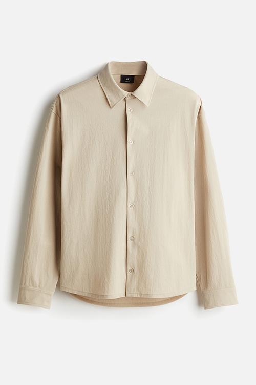 Loose fit shirt - beige