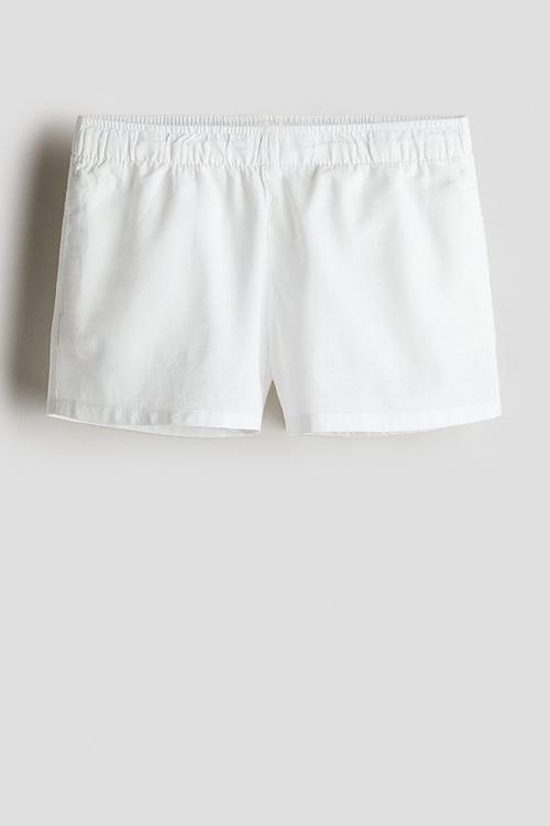 Cotton shorts - white