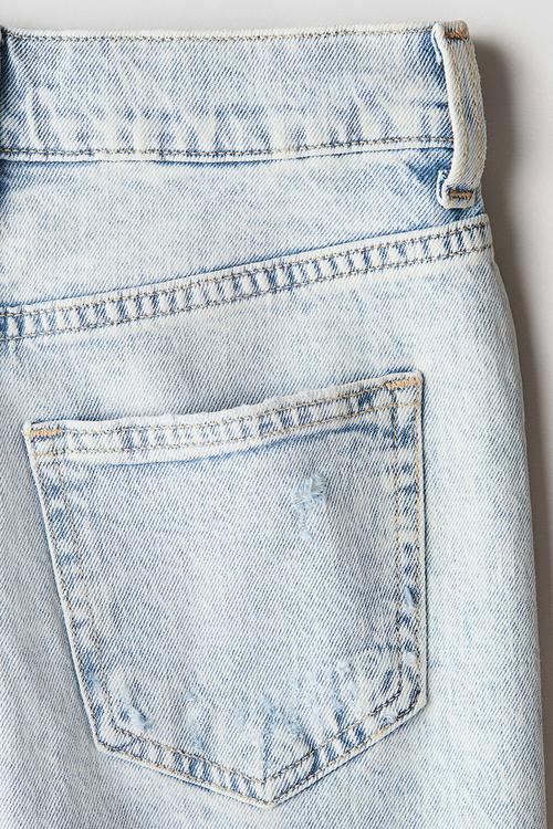 Denim shorts - pale denim blue