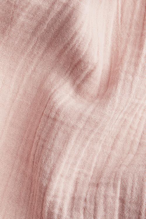 A-line muslin dress - powder pink