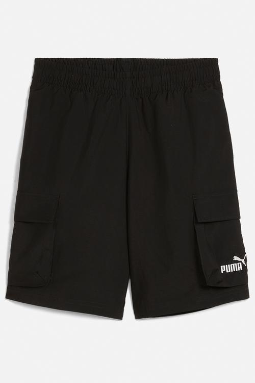 Ess No. 1 Logo Woven Cargo Shorts B-Puma Black
