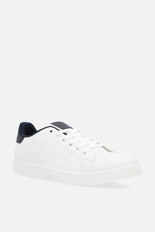 Oliver 2 casual lace up - white & navy