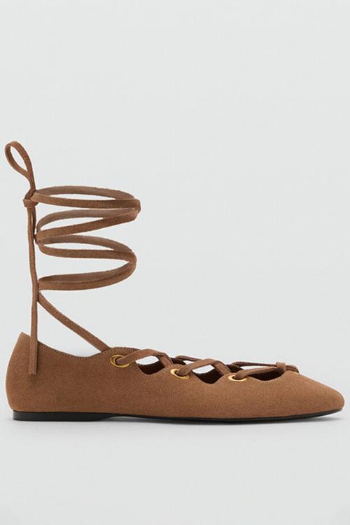 Ohio leather pump - light/pastel brown