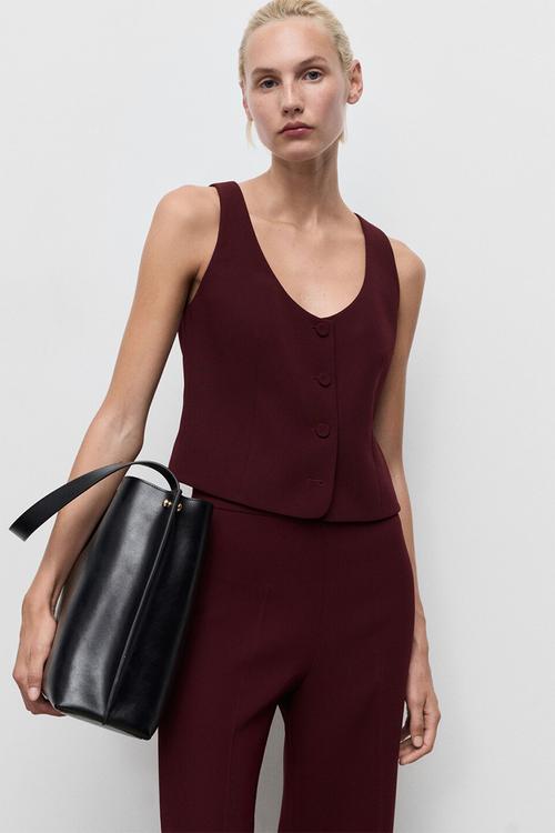 Vest Iguana - Dark Red