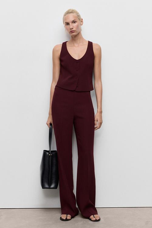 Vest Iguana - Dark Red