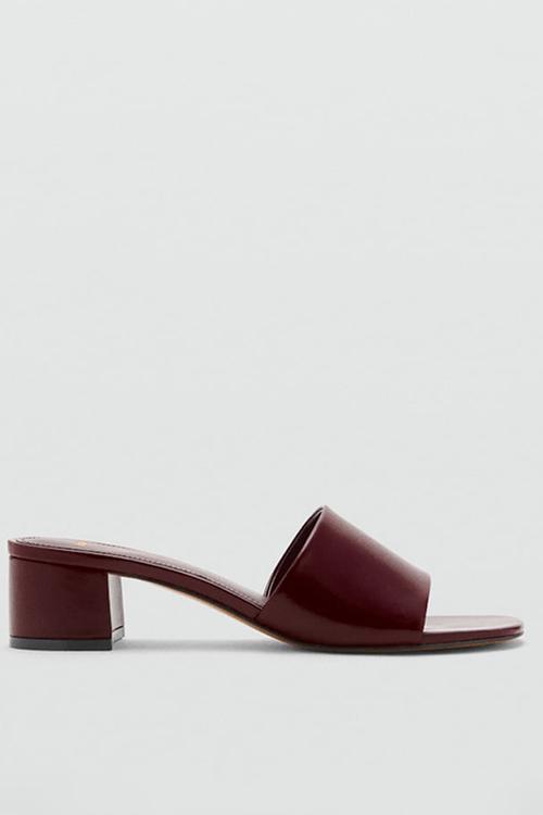Maria heel - dark red