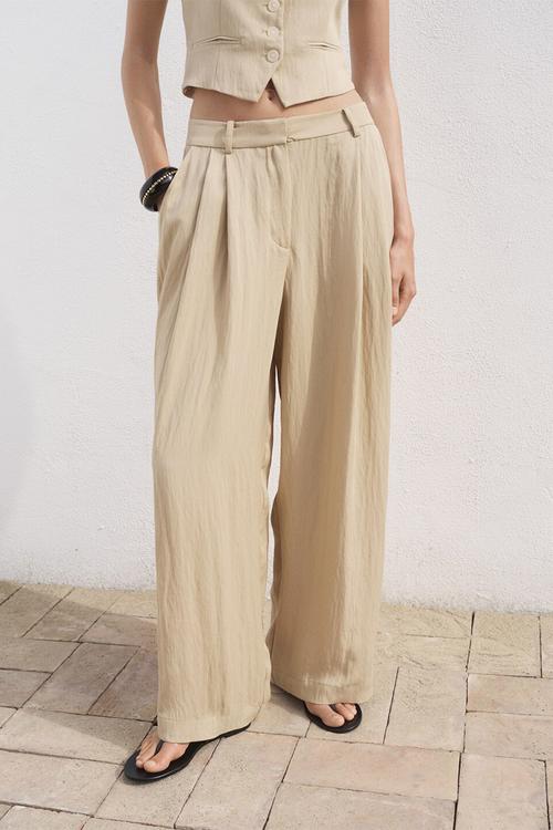 Trousers Deia - Light Beige