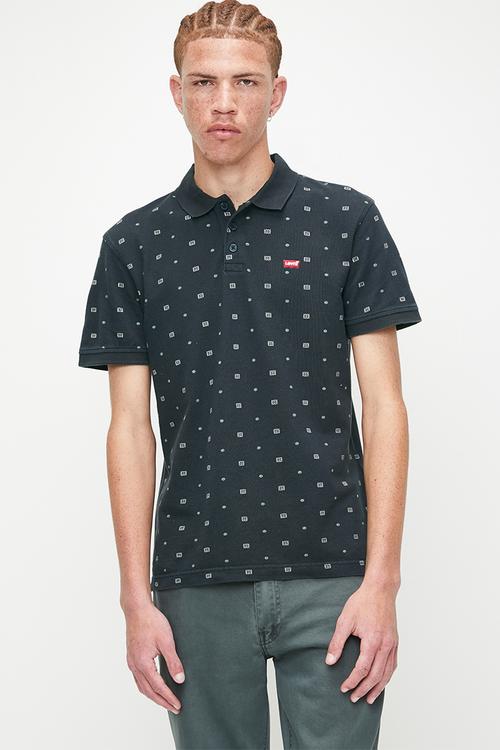 Levis Hm Polo - Ebba Geo Jet Black Pique