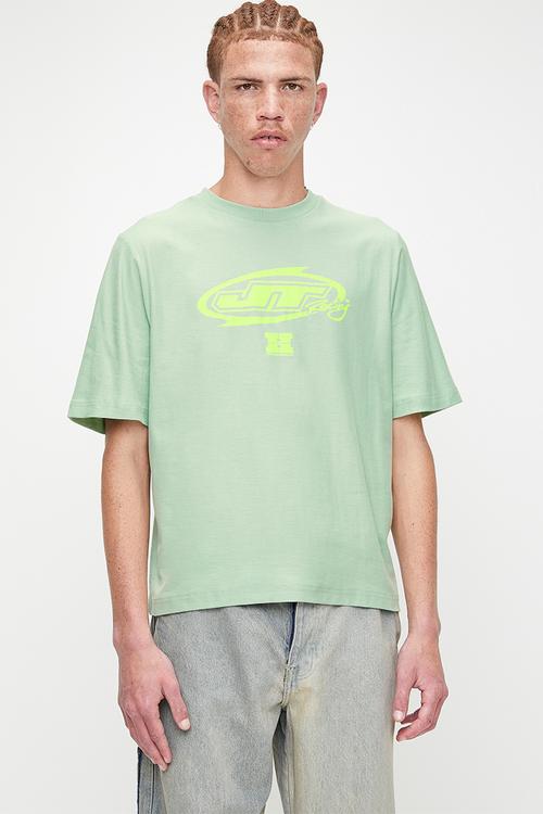 Cropped Fit Honda X Jt Racing T-Shirt - Lcn Hon Deep Sea Teal / Honda - Cbr 1000