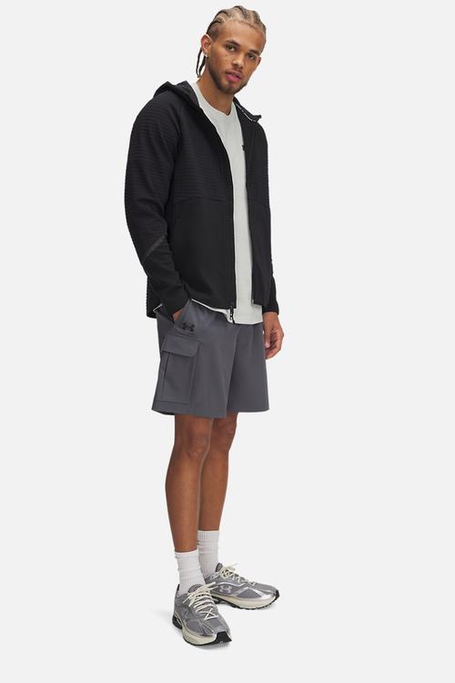 UA Vibe Woven Cargo Short - Castlerock/ Black