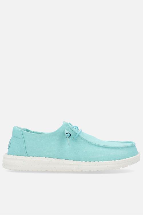 Wendy stretch canvas - turquoise