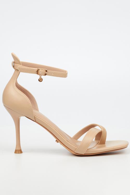 Chanel 4 toe-loop heel - neutral