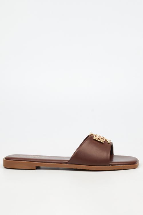 Naledi 1 flat sandal - chocolate