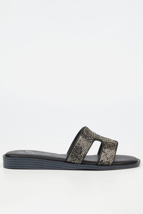 Jacey 1 slide - black