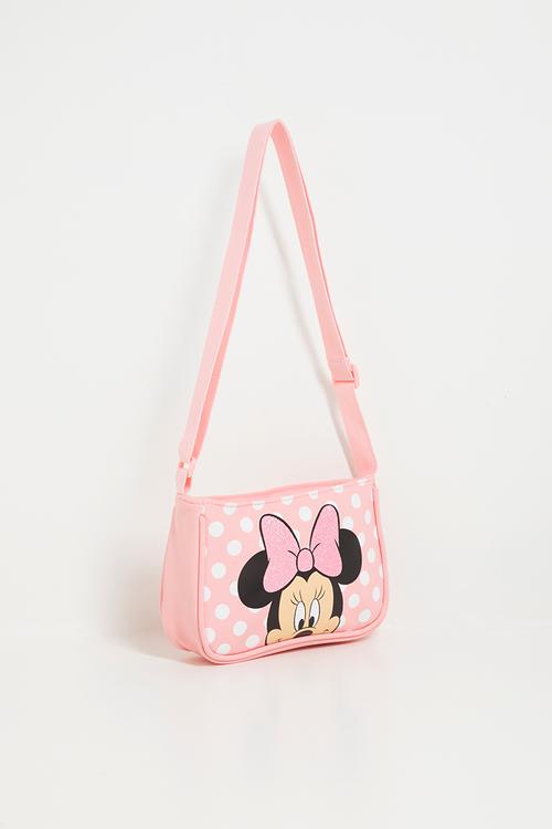 Minnie crossbody bag - pink/polka dots