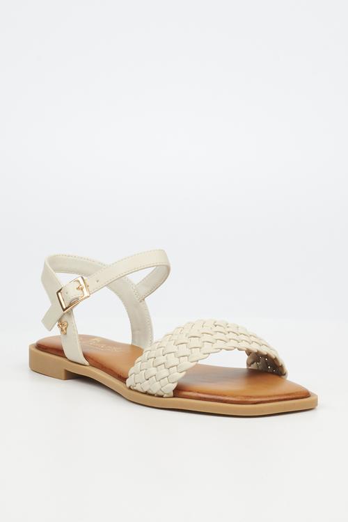 Dorey 4 ankle strap - bone
