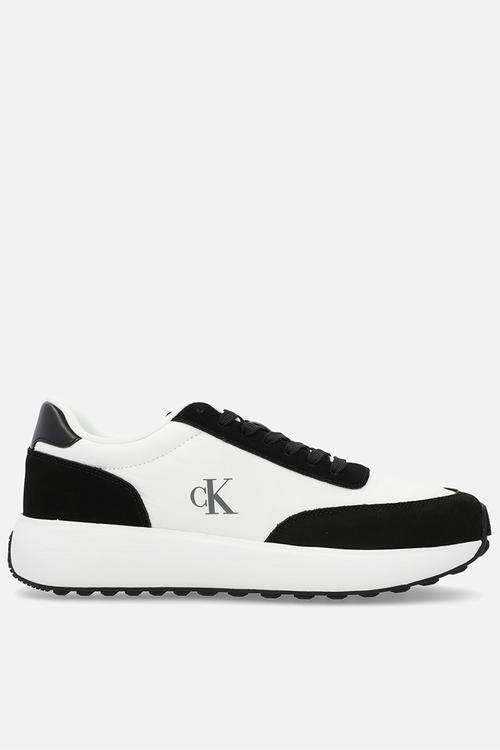 Athleisure Runner Laceup Mix - Bright White/Black