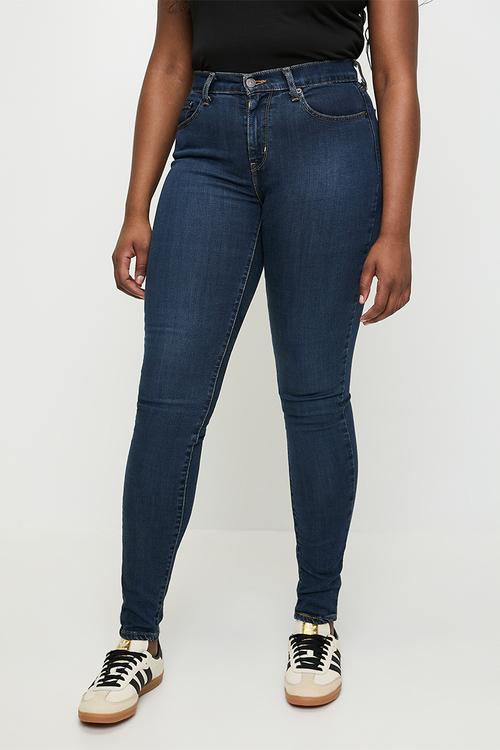 Curvy High-Rise Super Skinny Jeans - Eternal Dark Indigo Tint