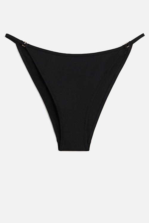 Brazilian tanga bikini bottoms - black