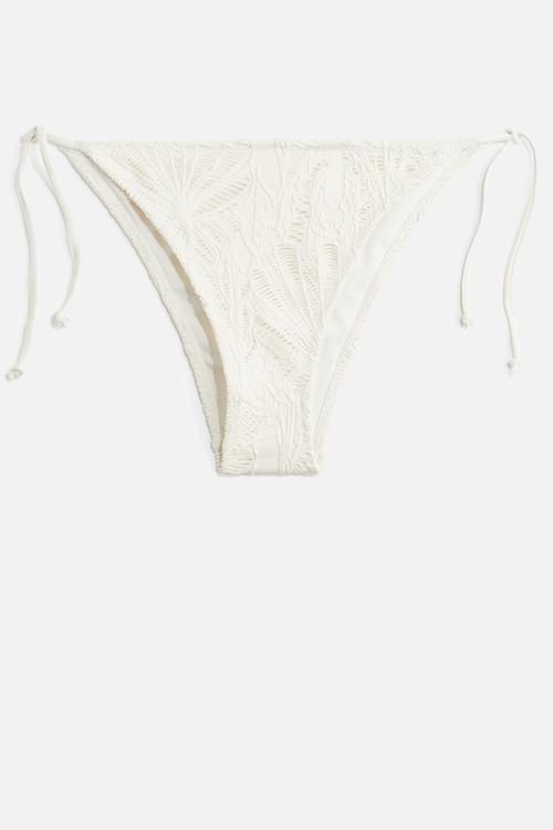 Tie tanga bikini bottoms - white