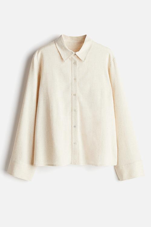 Airy shirt - light beige
