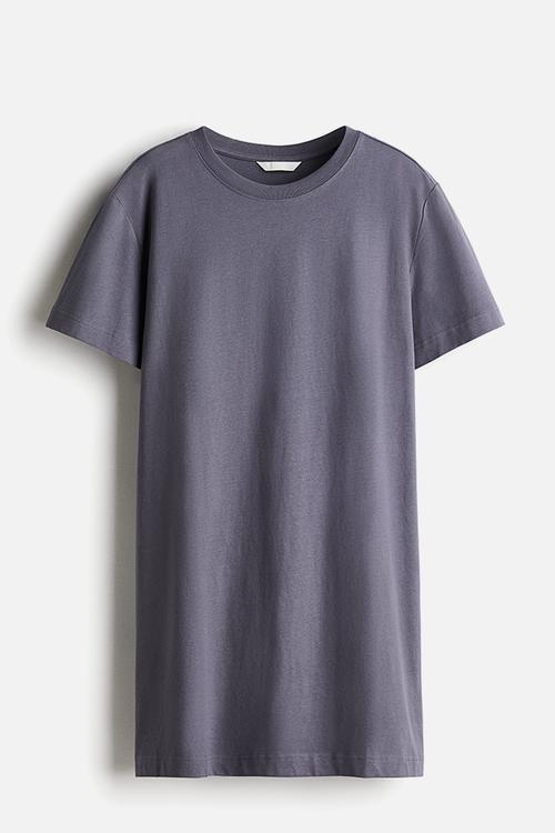 T-shirt dress - dark grey