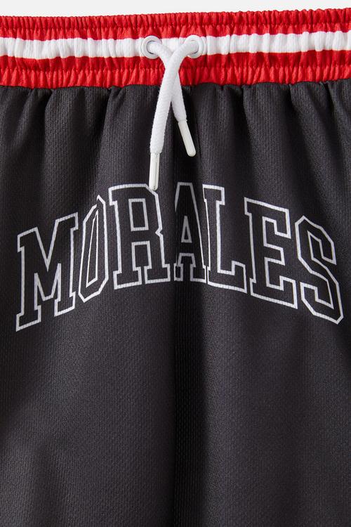 License basketball short - lcn mar black/miles morales spiderman 11