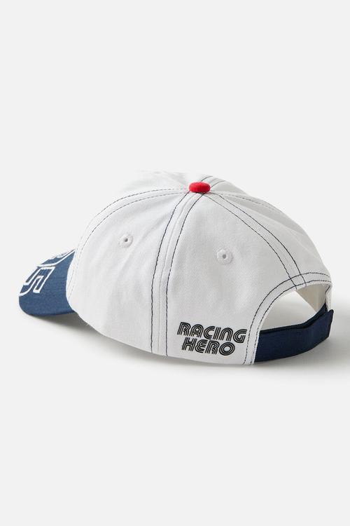 Kids licensed cap - lcn dis white/lightning mcqueen outline