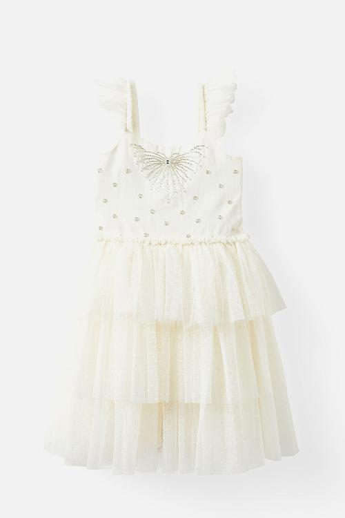Isabella dress up dress - dark vanilla/shimmer sparkle